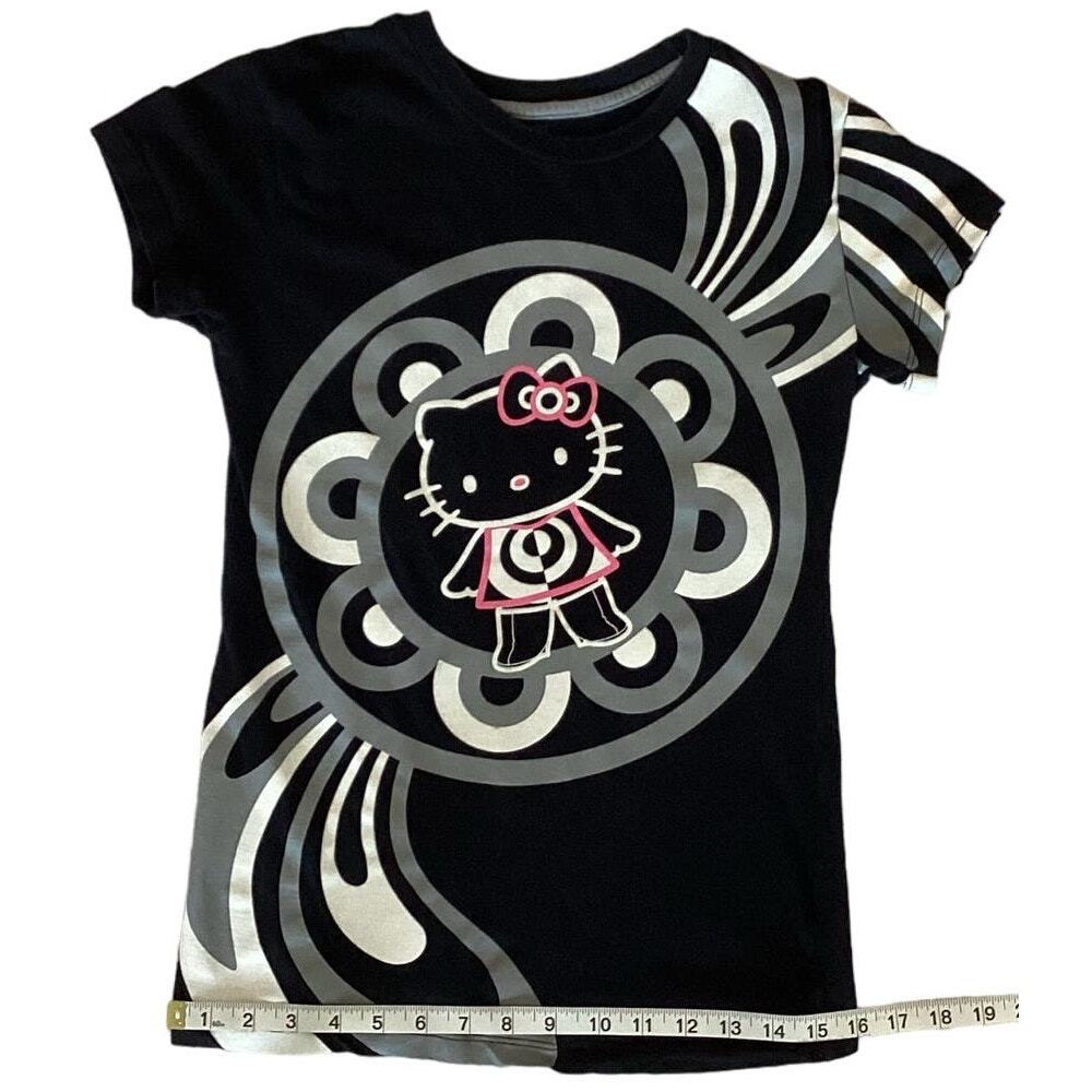 M.A.C. x Hello Kitty Womens T-Shirt Black 2 or S Limited Edition Rare Unique - Picture 10 of 12